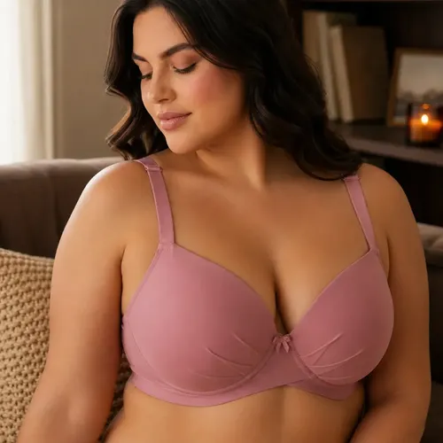 Sutiã Plus Size Base Cruzada Reforçado, Up C/bojo Do P Ao 56 (9 cores)