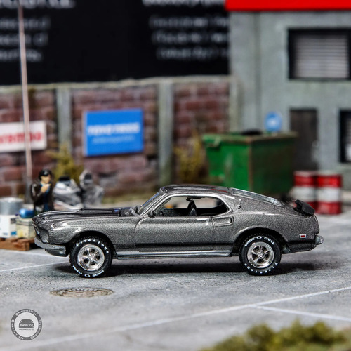 Johnny Lightning 1969 Ford Mustang John Wick Gris