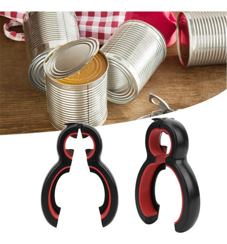 A 2 Pcs 6-in-1 Can Opener, Multifunctional Bottle