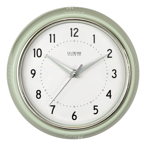 La Crosse Clock Ph Reloj De Pared De Cuarzo Verde Pistacho R