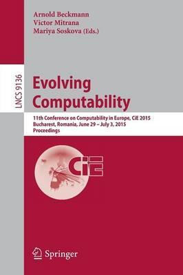 Libro Evolving Computability : 11th Conference On Computa...