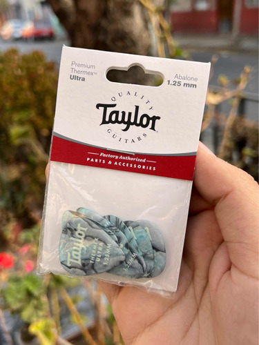 Uñetas De Guitarra Taylor 1.25 Mm Pack De 12 Unicas En Chile