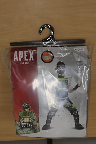 Disfraz De Apex Legends Octane, Mono Y Máscara Acolchados Co