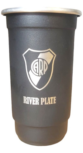 Vaso Aluminio Negro 1 Lt. River