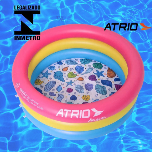 Piscina Inflavel 88 Litros Infantil Crianca Bebe 3 A 6 Anos