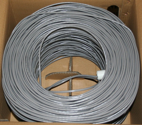 Imagen 4 de 4 de Cable Utp Cat5e 2 Pares P/interiores 300 Mts B02