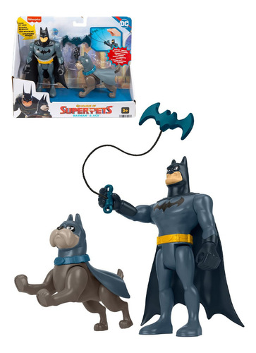 Fisher-price Dc League Of Super-pets Batman & Ace The Hound.