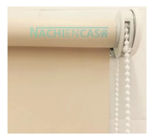 Imagen 1 de 8 de Cortina Roller Blackout 110 X 120 Black Out 100% Ventana 1x1