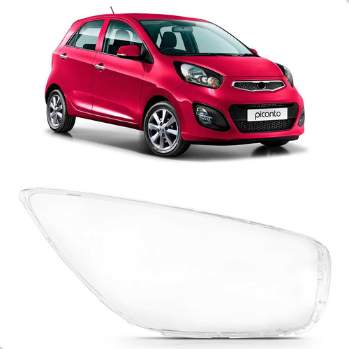 Lente Farol Dianteiro Para Kia Picanto 2012 Até 2017