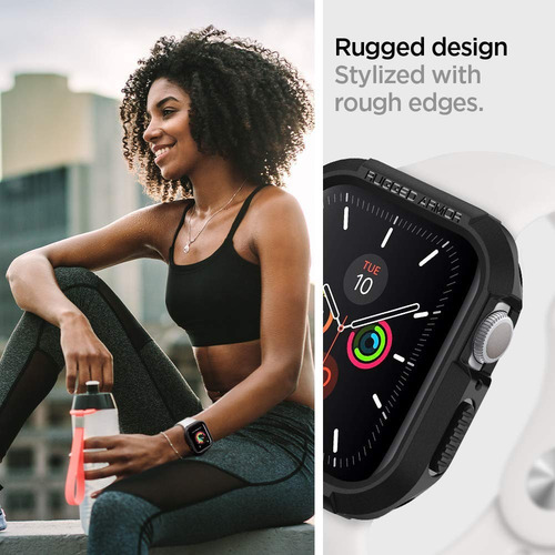 Funda Spigen Rugged Armor Apple Watch 2020 Serie 6 Se 44mm