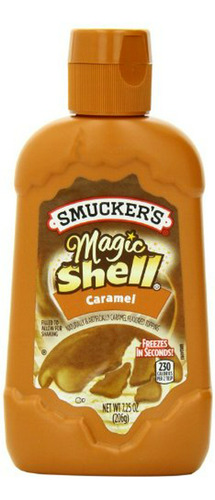 Sirope Con Caramelo Magic Shell , 7.25 Oz. [pack De 4]