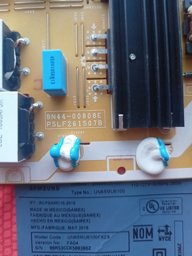 Tarjeta Fuente Samsung Un65mu6100f (Usado)
