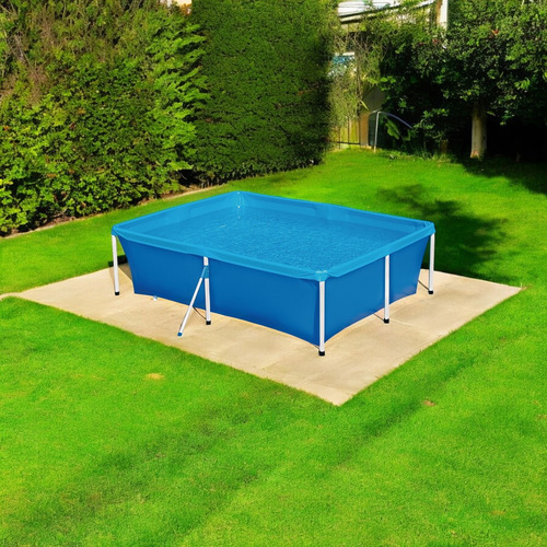 Pileta Estructural De Lona Rectangular 2000 Litros Mor 1004