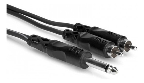 Cable Audio 3mts Plug 1/4  Ts A 2 Rca Mono Hosa Cyr-103 