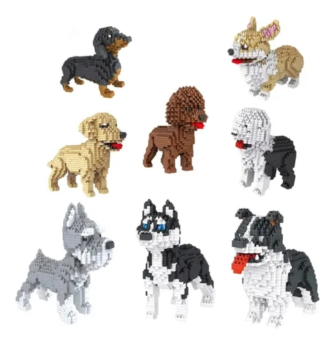 comprar Rompecabezas 3d Tipo Lego Diseños De Perritos +800pcs