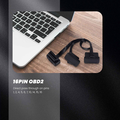 Divisor Y De Conector Duplo De Extensão Obdii Obd Obd2 16 P
