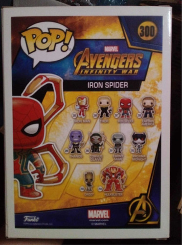 Iron Spider 300 Exclusivo Target Funko Marvel Infiniry War