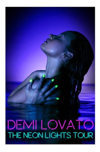 Póster Autografiado Por Demi Lovato