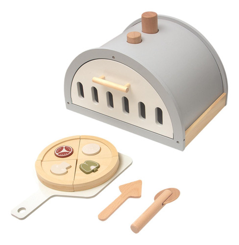Juego De Madera Para Pizza, Juego De Simulación, Con Horno