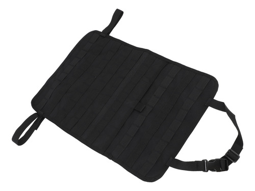 Organizador Trasero Negro Negro De Nailon De Gran Capacidad