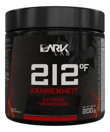 Termogênico 212 Fahrenheit Limão 200g Dark Lab