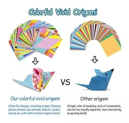 origami para niños: Patrones simples y fáciles para proyectos de plegado de  papel paso a paso. ¡Un regalo ideal para principiantes, niños y adultos!