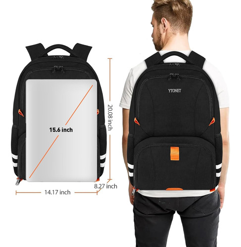 Ytonet Mochila De Gimnasio Con Puerto Usb Y Compartimento Mm