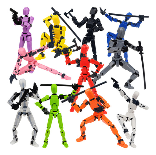 Boneco Multi Articulado 3d Robot Figure Posições Brinquedos