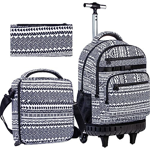 Mochila De Laminación, 21 Inch Water Resistant Zebra 3vhgs