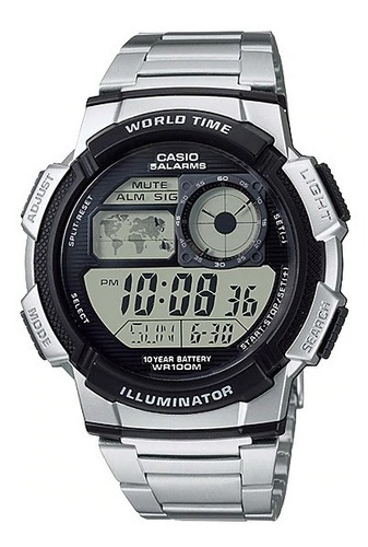 Reloj Casio Ae-1000wd-1a Wr 100m Ag Oficial Caba Gtia 2 Años