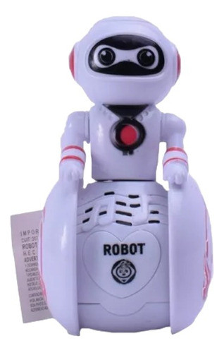 Robot Mini Con Movimiento Balanceo Luz Y Sonido