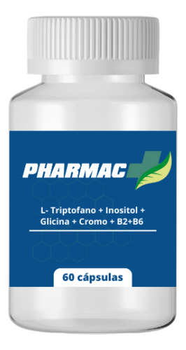 L-triptofano + Inositol + Glicina + Cromo + B2 + B6