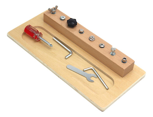 Juego De Tornillos De Madera Para Tablero Ocupado, Juguetes