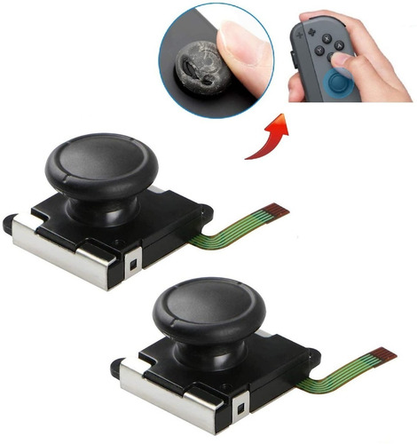 Imagen 1 de 1 de Repuesto Stick Analogo Joycon Nintendo Switch - Pack De 2