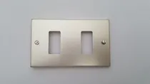 Comprar Tapa De Aluminio Bticino Doble Taco