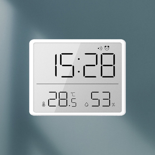 Despertador Digital, Pantalla Lcd, Temperatura, Humedad Y Ti
