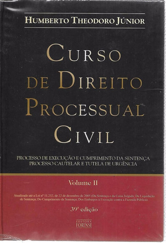 Direito Processual Civil - Humberto Theodoro Júnior Vol. 2