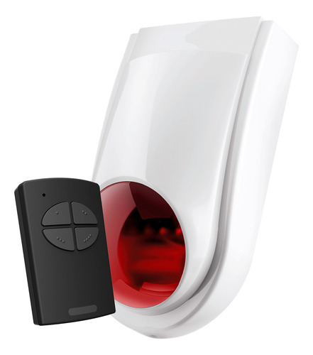 Sirene Agl Zigbee Automação 130db Cor: Branco
