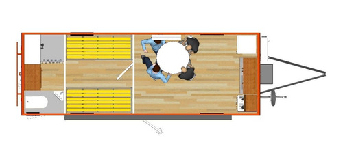 Imagen 16 de 18 de Casilla 4 Camas 7.00 X 2.5m - Estructura Termica Poliuretano