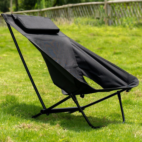 Silla Portátil Para Exteriores Con Respaldo Ajustable Para