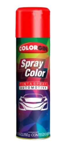 Tinta Spray Automotivo Colorgin Vermelho Royal - 300ml