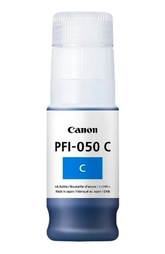 Tanque De Tinta Canon Pfi-050 Cian 70ml Para Imageprograf