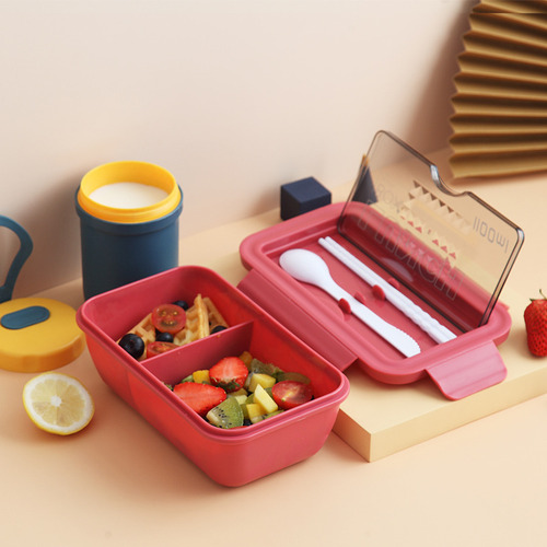 Lonchera Para Estudiantes: Bento Multicelular De 1100 Ml De