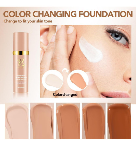 Match Cosmetics Foundation 4 En 1 De Espectro Medio