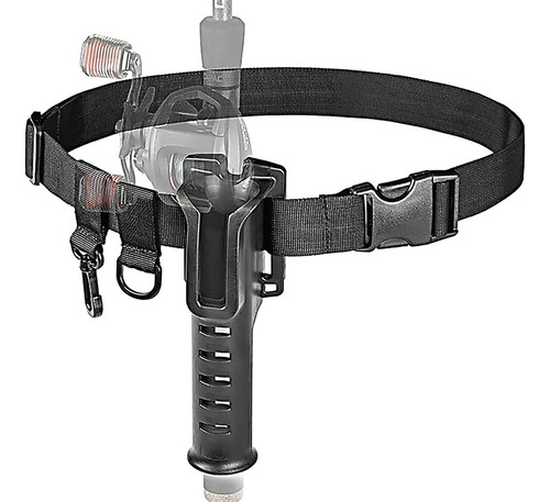 Soporte Para Caña De Pescar, Cinturón, Ajustable, Negro