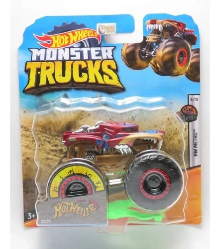 Hot Wheels Monster Trucks Hotweiler Rojo