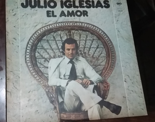 Vinilo 5112 - El Amor - Julio Iglesias - Cbs - Vinilo