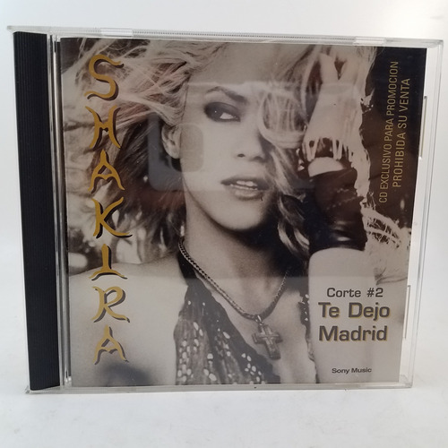 Shakira Te Dejo Madrid Cd Single