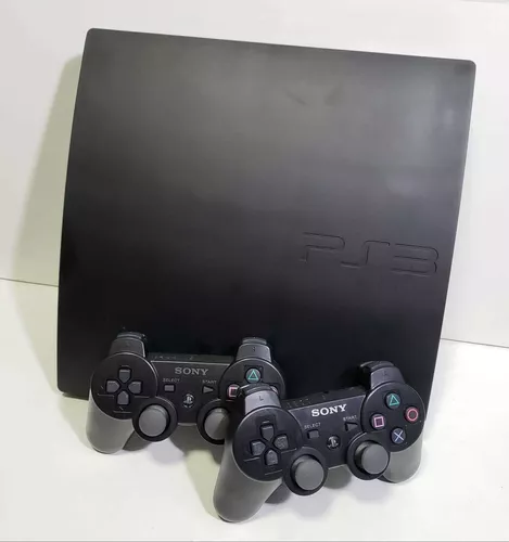 Console Playstation 3 Slim 120gb 2 Controles 5 Jogos - Usado