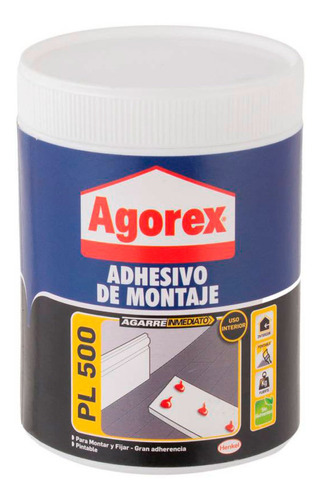 Pegamento Adhesivo De Montaje Agorex 800 G